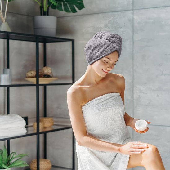 Serviette Cheveux Turban Ultra-Absorbante | SechExpress