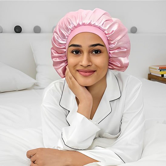 Bonnet en satin | SoyeuxElite