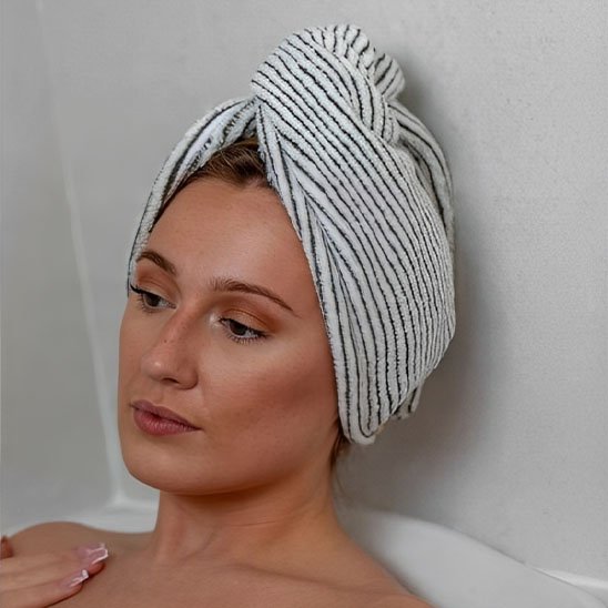 Serviette cheveux | Turban Ultra-Absorbant