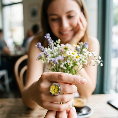Montre bague 