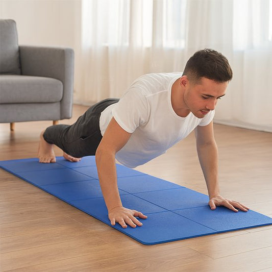 Tapis de gym antidérapant pliable | FitComfort