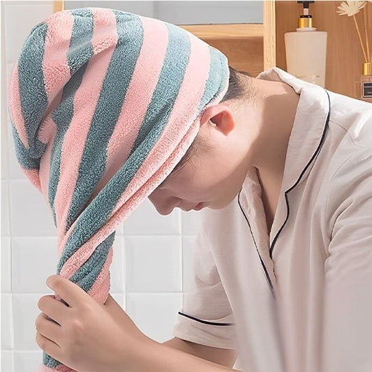 Turban Serviette Cheveux Microfibre | Ultra-Rapide