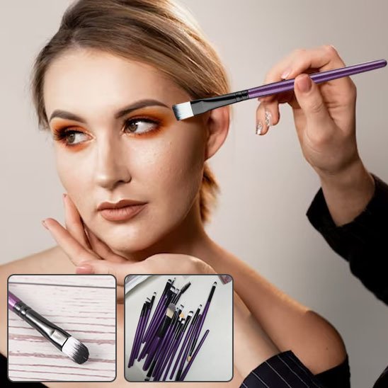 Kit pinceaux maquillage | Professionnel 10 pièces