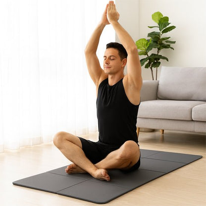 Tapis de gym antidérapant pliable | FitComfort
