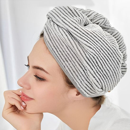 Serviette cheveux | Turban Ultra-Absorbant