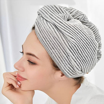 Serviette cheveux | Turban Ultra-Absorbant