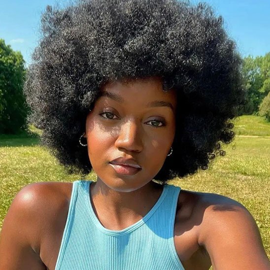 Perruque afro naturelle | Premium