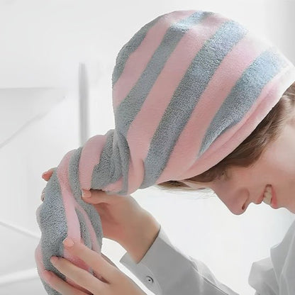 Turban Serviette Cheveux Microfibre | Ultra-Rapide