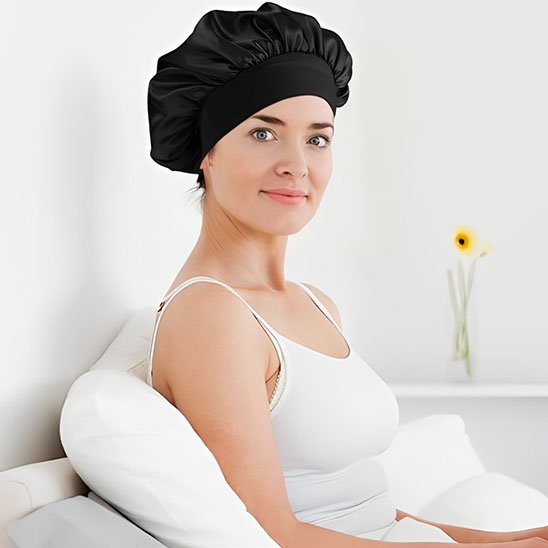 Bonnet en satin | SoyeuxElite