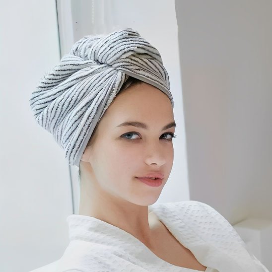 Serviette cheveux | Turban Ultra-Absorbant