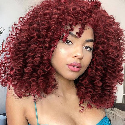 Perruque Rousse Bouclée | Naturelle Premium