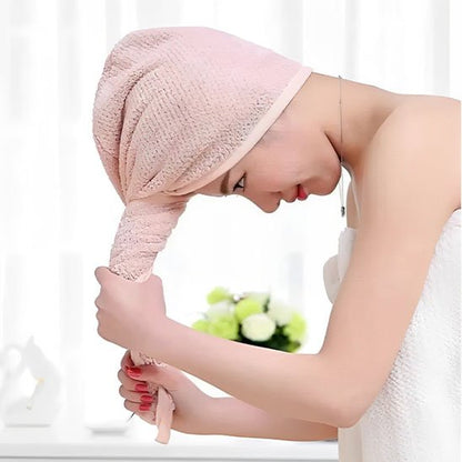 Serviette Cheveux Turban Ultra-Absorbante | SechExpress
