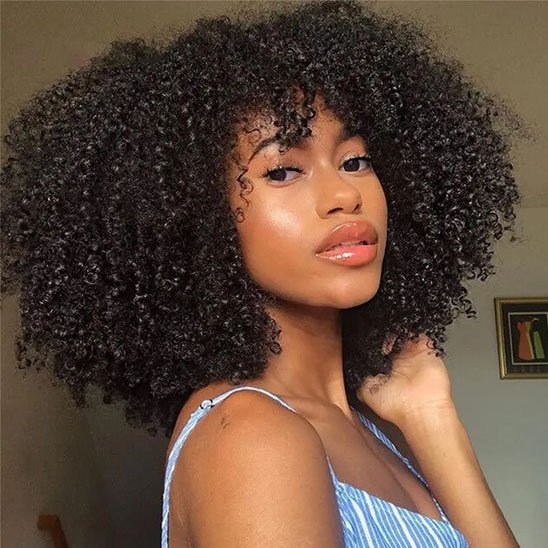Perruque Rousse Bouclée | Naturelle Premium